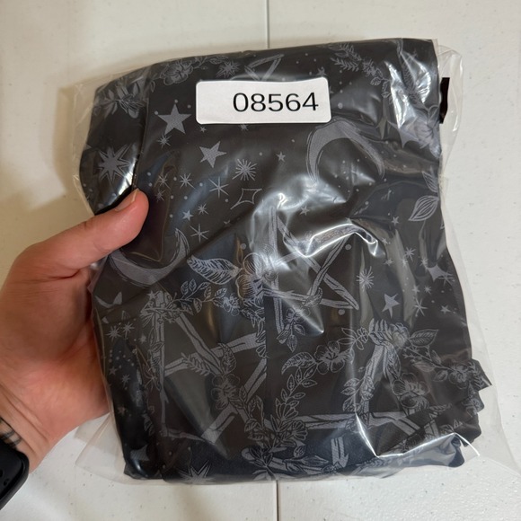 KILLSTAR‎ Skirt Womens S Black Luella Bias Midi Celestial Pentagram Goth Witchy - Picture 11 of 11